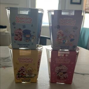 Strawberry Shortcake Scented Candle Set